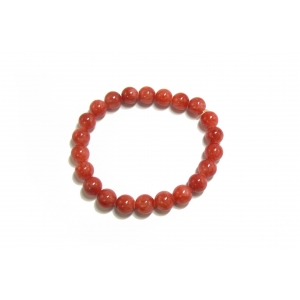 Red Beaded Rhodochrosite Bracelet Red Beaded Rhodochrosite Bracelet